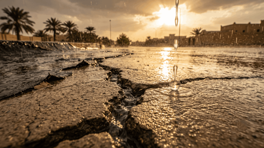 شروخ التمدد الصيفية لماذا تفشل مواد العزل المائي التقليدية في مقاومة أمطار الشتاء بالشرقية