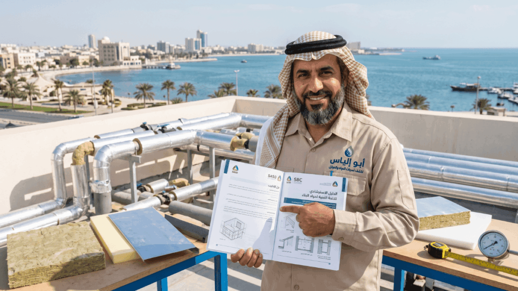 كود البناء وعزل الأنابيب بالدمام الدليل الاسترشادي للائحة الفنية لمواد البناء